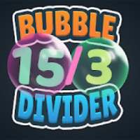 Bubble Divider game - learn division of numbers