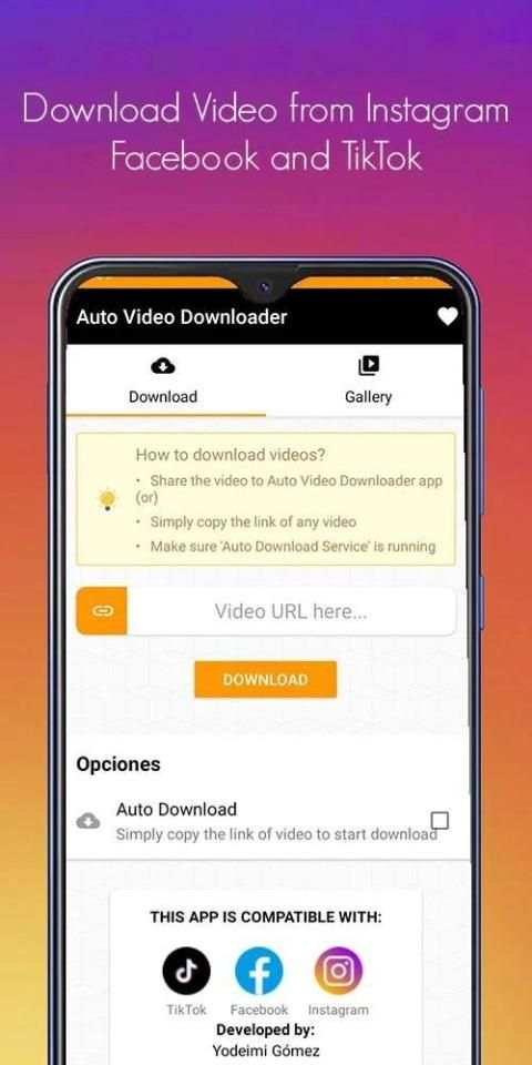 Auto Video Downloader: TikTok, Instagram, Facebook screenshot 5