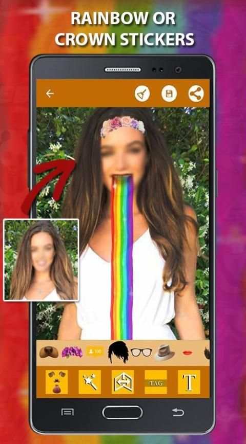 Snap photo filter & sticker स्क्रीनशॉट 6