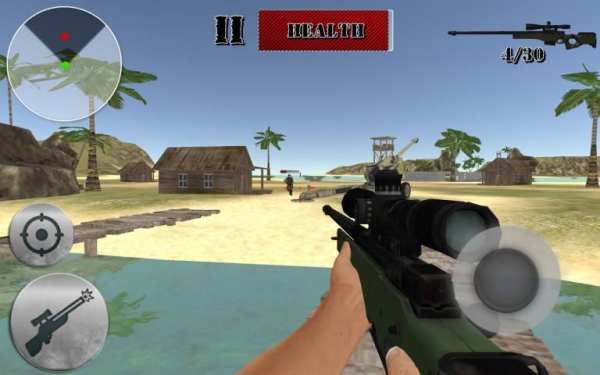 Sniper Commando Island Assault screenshot 6