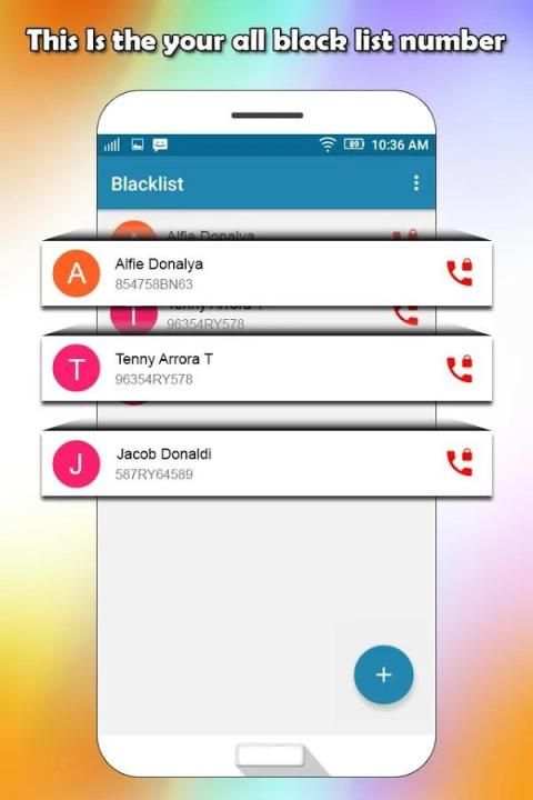 Calls Blacklist - Call Blocker स्क्रीनशॉट 2