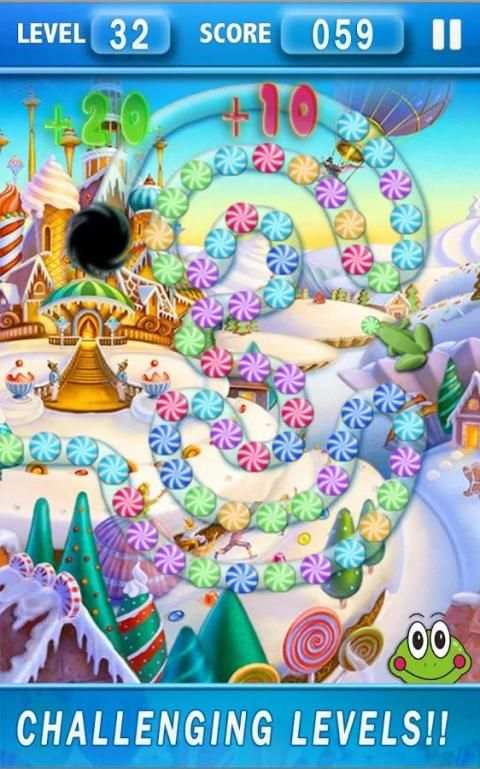 Candy Bubble Frog screenshot 2