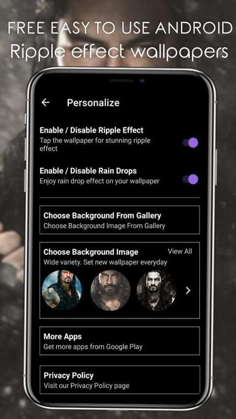 Roman Reigns WWE HD Live Wallpaper screenshot 1