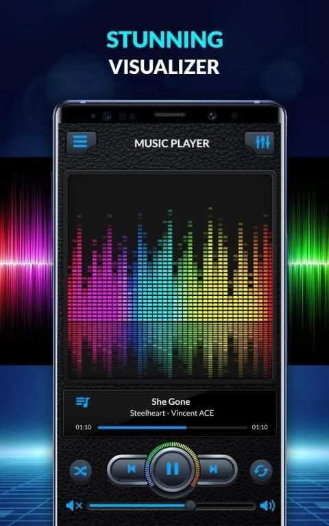 Music Player 2020: Power Audio, Mp3 Player Offline स्क्रीनशॉट 2