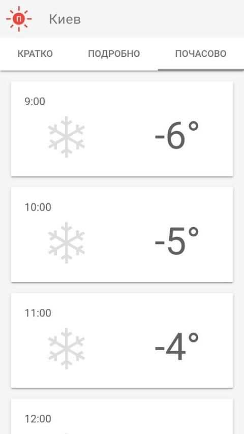 Погода в Украине screenshot 5
