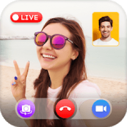 Live Video Call 2020 - Random Video Live Talk आइकन