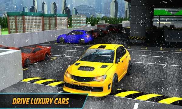 Multi-Level Winter Car Parking screenshot 14