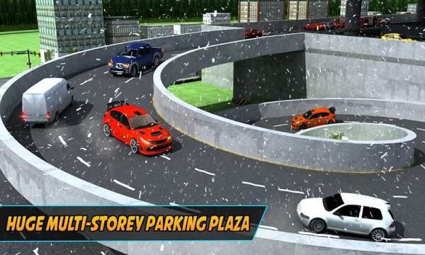 Multi-Level Winter Car Parking screenshot 13