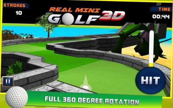 3D Mini Golf nyata screenshot 4