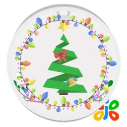 Christmas Tree Lights Clock Wallpaper 1.0.b1