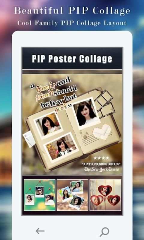 PIP Poster Collage Maker 6 تصوير الشاشة