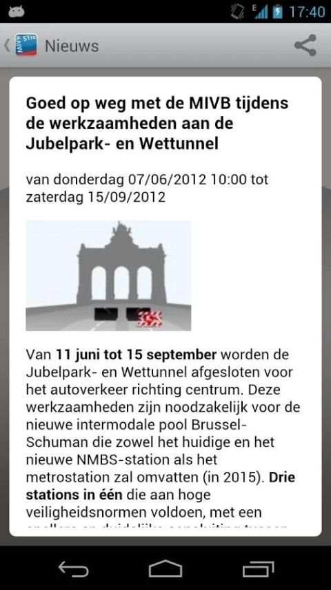 STIB-MIVB screenshot 1