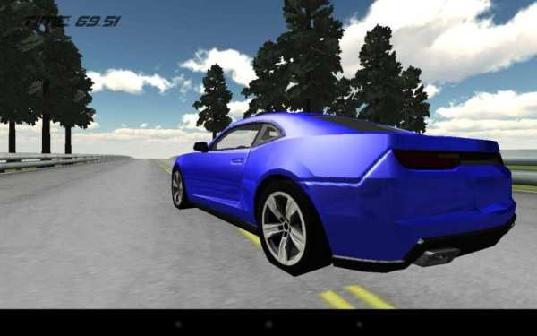 Muscle Car Racing 3D 1 تصوير الشاشة