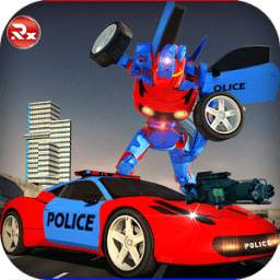 Police Robot Car Transformer