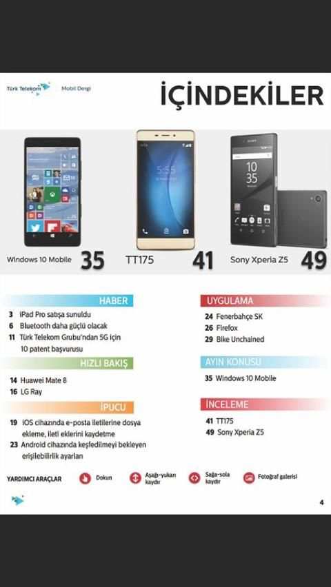 Türk Telekom Mobil Dergi 2 تصوير الشاشة
