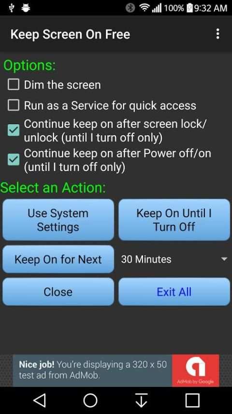 Keep Screen On Free 4 تصوير الشاشة