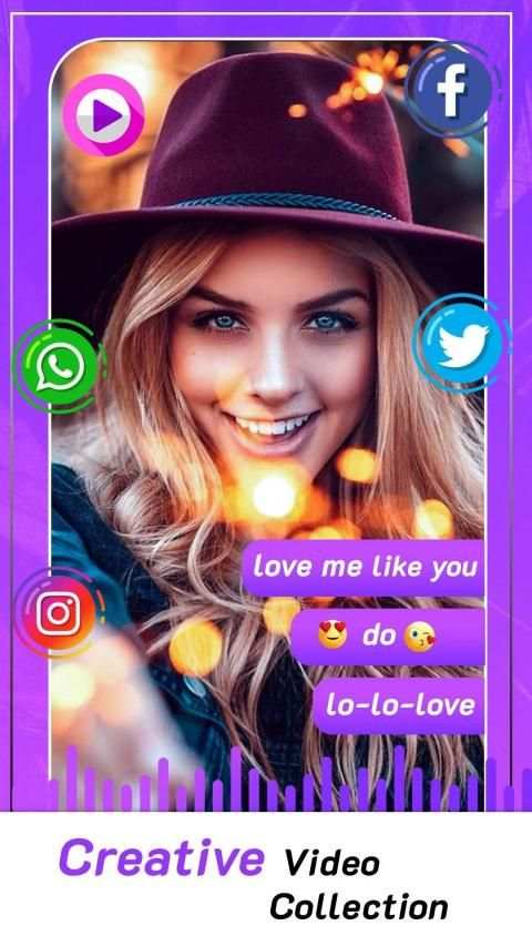Magic Video Maker & Video Editor : Lyrical Video screenshot 1