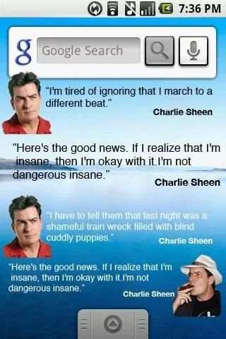 Charlie Sheen Sticker Pack скриншот 2