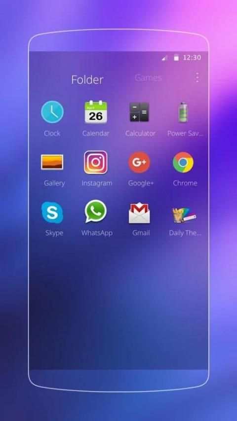 Tema untuk HTC Telepon screenshot 2