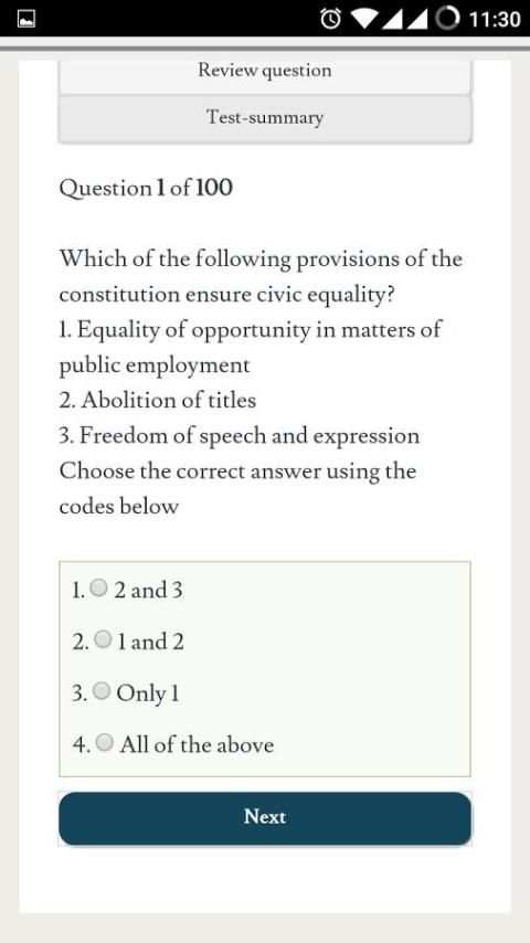 UPSC Mock Test Series 2017 скриншот 4