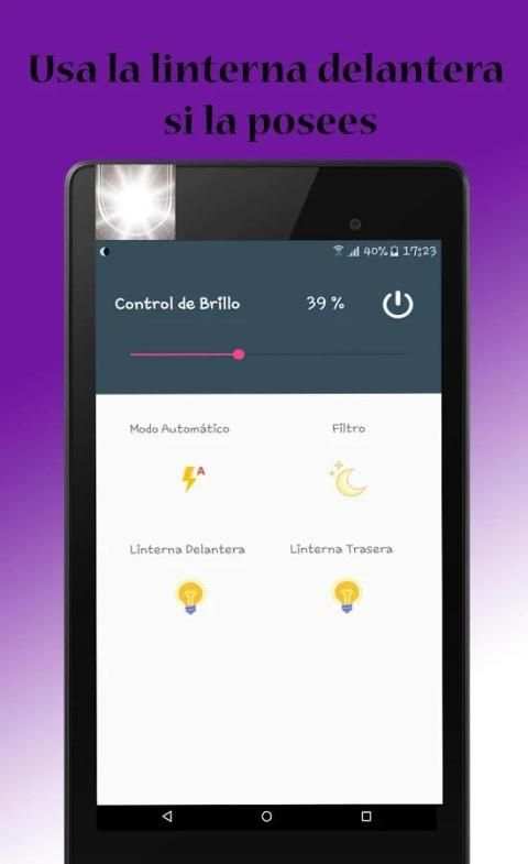 MoonScreen - Brillo y linterna screenshot 4