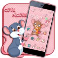 Cute Mouse Theme Pink Cartoon on 9Apps