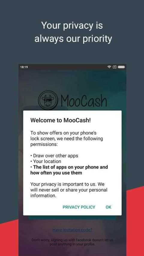 MooCash - Earn Cash, Talktime скриншот 1