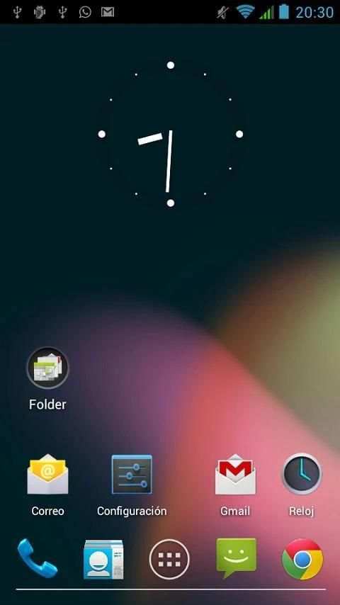 Next Launcher Theme Jelly Bean 5 تصوير الشاشة