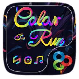 Color Run Go Launcher Theme