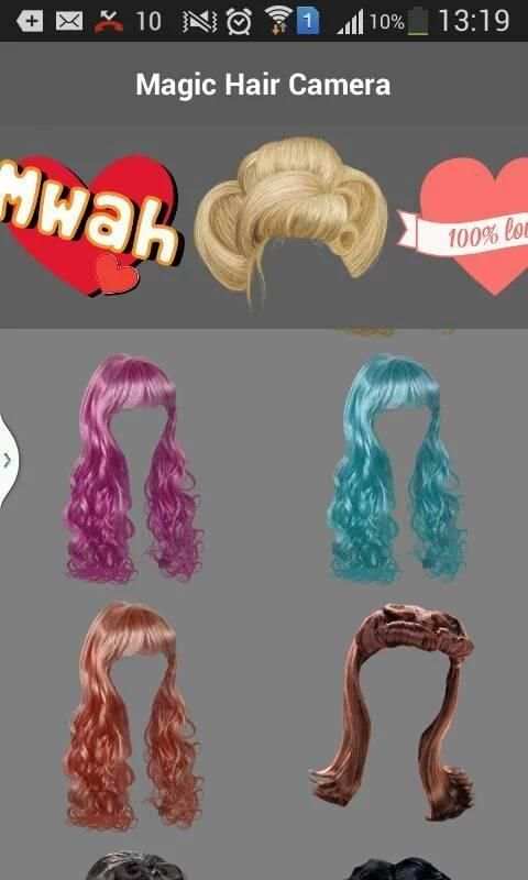 Magic Hair Camera स्क्रीनशॉट 6