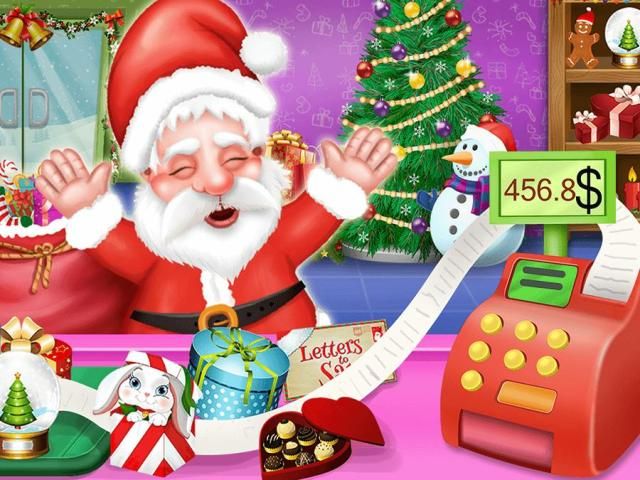 Santa Cashier Christmas Shop screenshot 3
