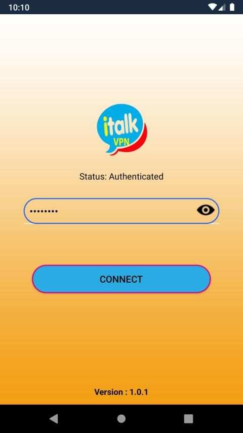 Italk VPN screenshot 2