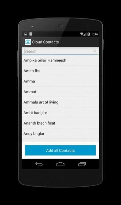 Cloud Contacts screenshot 3