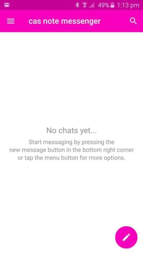 CasNote Messenger screenshot 1