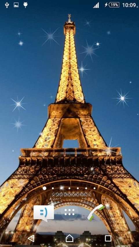 Paris Live Wallpaper 3 تصوير الشاشة