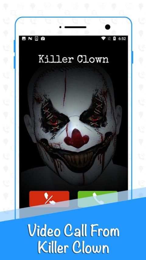 Killer Clown Video Call Prank 1 تصوير الشاشة