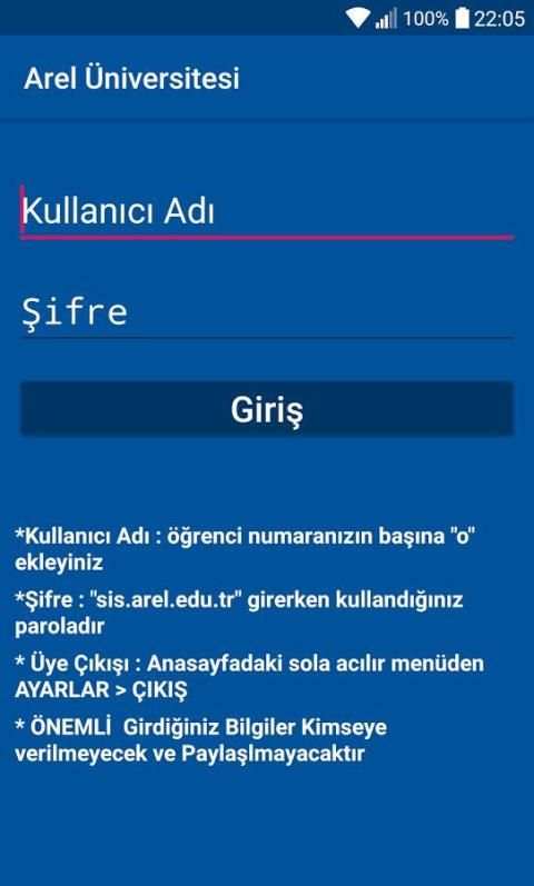 Arel Üniversitesi Mobil BM скриншот 3