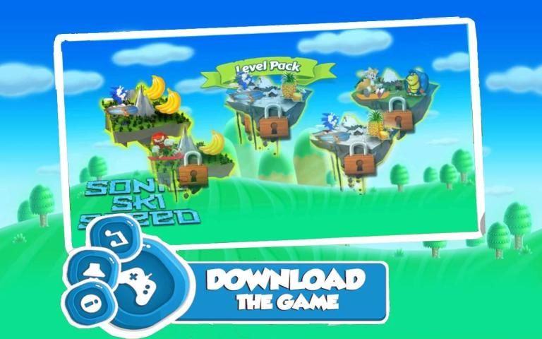 Sonic Ski Kecepatan screenshot 4