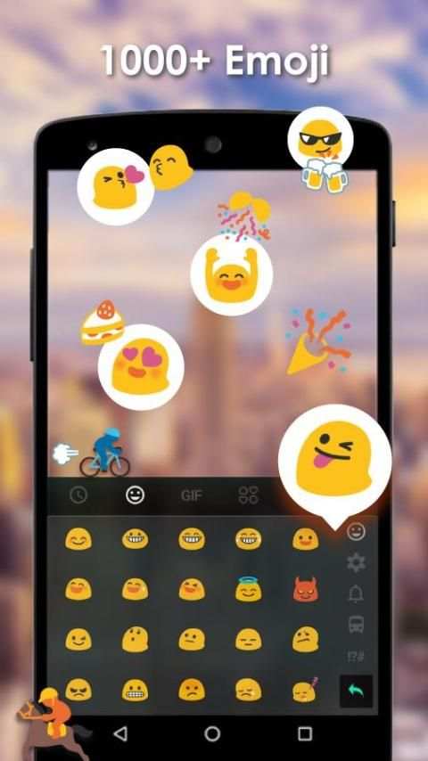 Howling Night Keyboard Theme 5 تصوير الشاشة