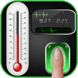 Temperature Measure Apps Prank أيقونة