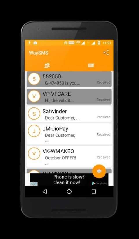 WaySMS (Free SMS) скриншот 3
