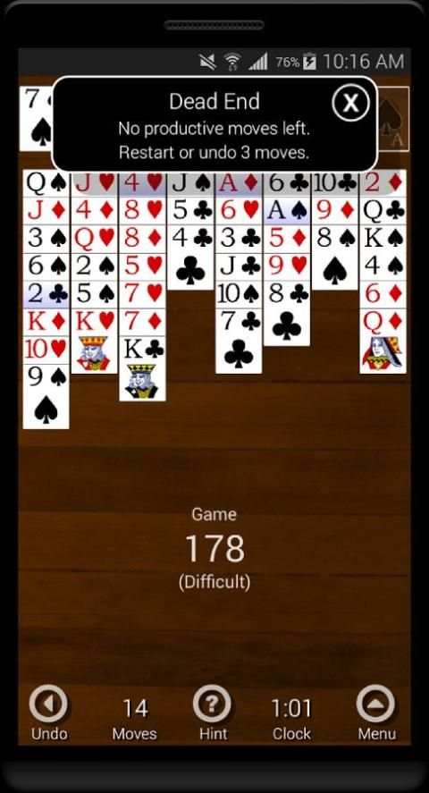 FreeCell Forever скриншот 11