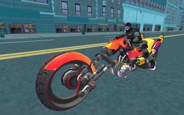 Police Sci Fi Bike Rider 3D स्क्रीनशॉट 3