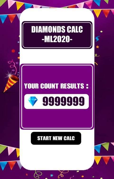 Free Diamonds Counter for Mobile Legendss™ | 2020 screenshot 1