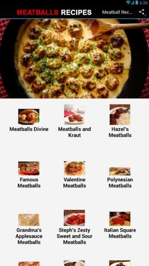 Meatball Recipes screenshot 3