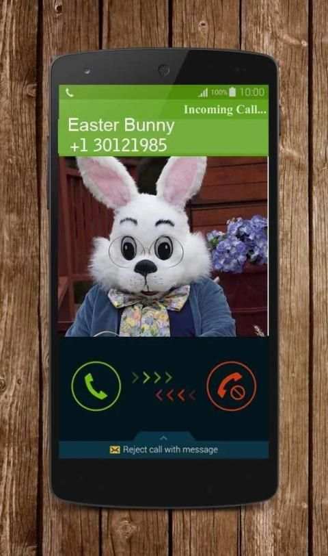 Easter Bunny Fake Call скриншот 1