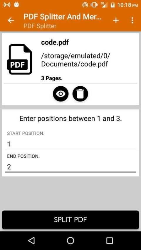 PDF Splitter And Merger screenshot 4
