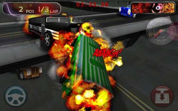 Bus Turbo Racing FREE स्क्रीनशॉट 1