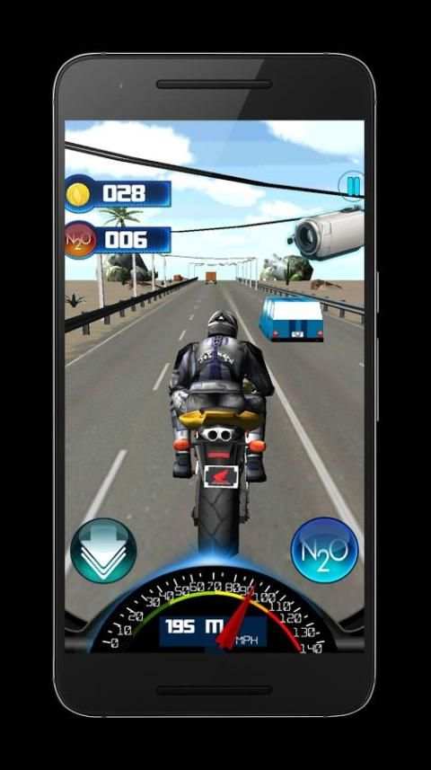 Traffic New Bike Rider Game скриншот 2