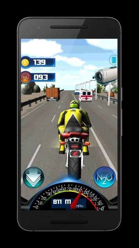 Traffic New Bike Rider Game screenshot 4